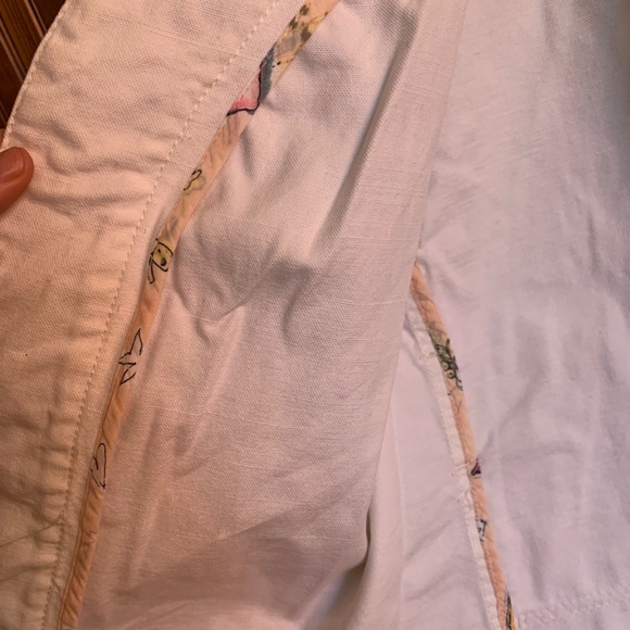 SONIA RYKIEL WHITE STUDDED JACKET SIZE MED - Picture 7 of 7